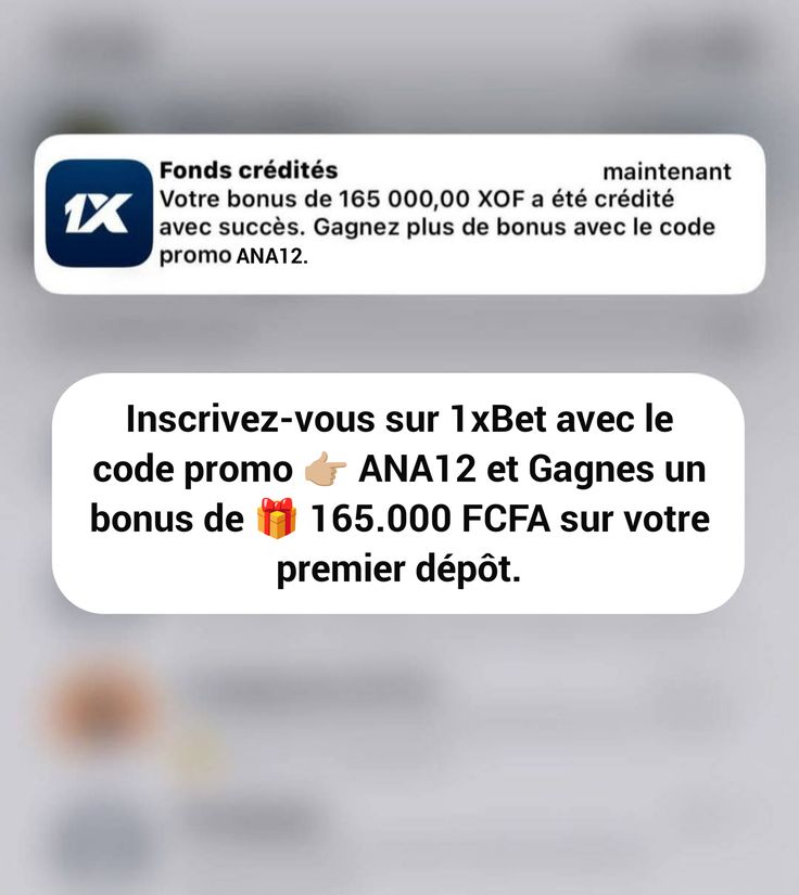 Code promo 1xBet ANA12 avec bonus 300%, téléchargement APK Android et paris sportifs 2026